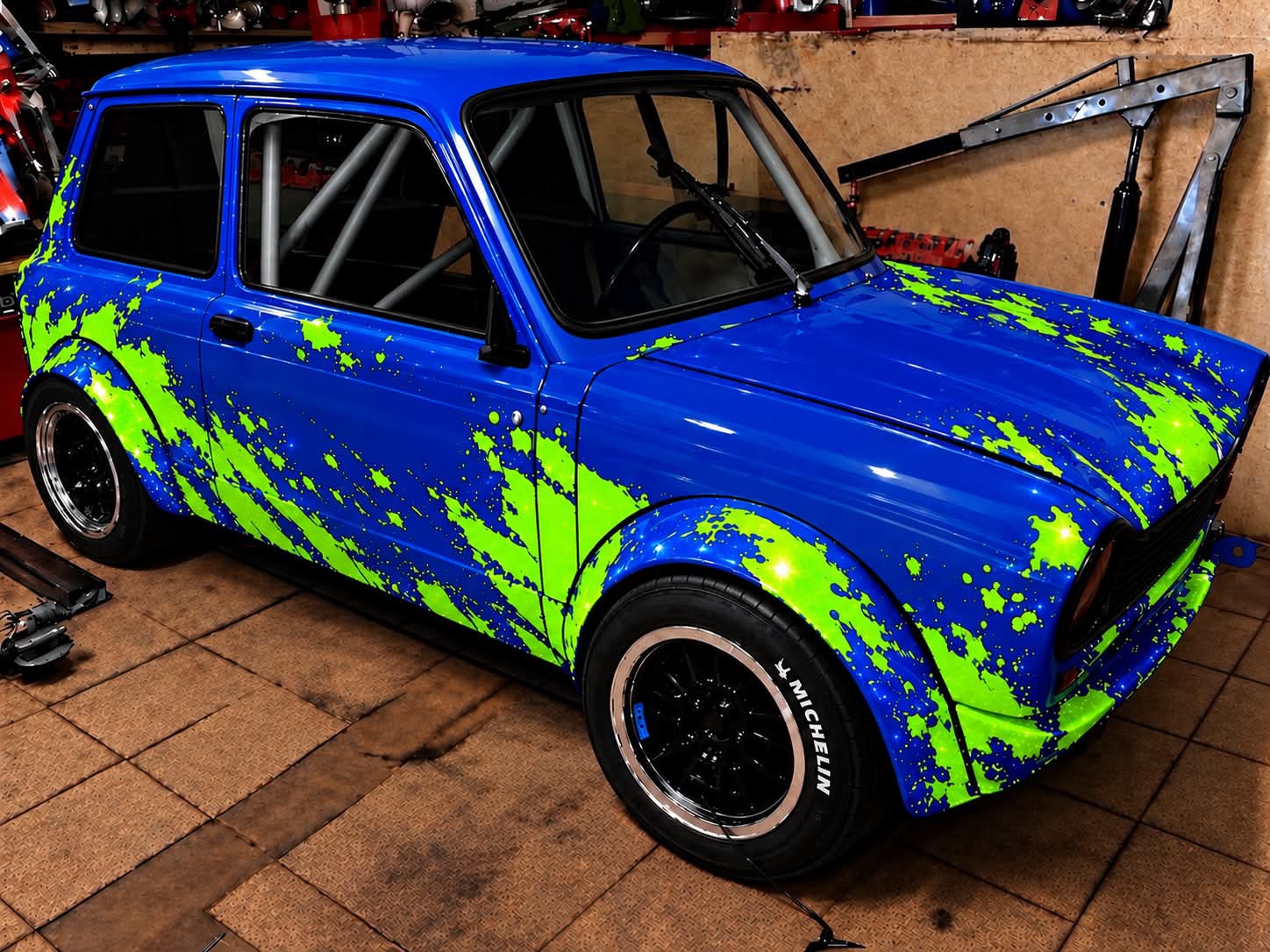 Autobianchi A112: grafica CarVinyl montata sulla carrozzeria