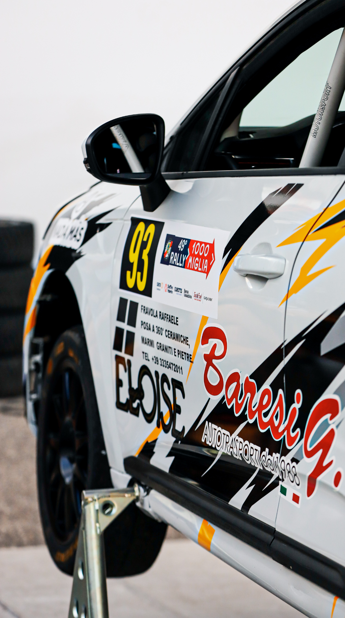 Renault Clio Rally: dettaglio del lavoro CarVinyl